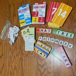 Colorful Educational Flash Cards Set